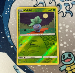 Oddish 6/214 Reverse Holo Sun & Moon Unbroken Bonds Pokemon Card 2019 LP/NM - Image 1