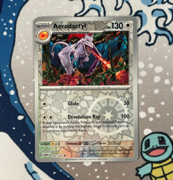 Aerodactyl 142/165 Reverse Holo Scarlet & Violet 151 Set Pokemon Card 2023 NM - Image 1