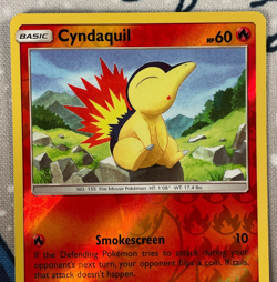 Cyndaquil 39/214 Reverse Holo Sun & Moon Lost Thunder Pokemon Card 2018 NM/LP - Image 2