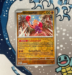 Hitmonchan 107/165 Reverse Holo Scarlet & Violet 151 Set Pokemon Card 2023 NM - Image 1