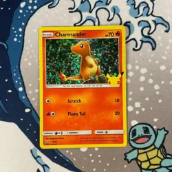Charmander 9/25 Holo Foil Promo McDonald's 25th Anniversary Pokemon Card 2021 NM - Image 1