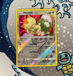 Meowth 147/214 Reverse Holo Sun & Moon Unbroken Bonds Pokemon Card 2019 NM - Image 1
