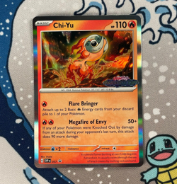 Chi-Yu SVP057 Prerelease Black Star Promo Holo Paradox Rift Pokemon Card NM - Image 1