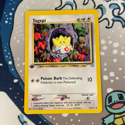 Togepi 51/111 1st Edition Neo Genesis Set WOTC Vintage Pokemon Card 2000 LP - Image 1