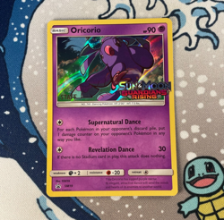 Oricorio SM19 STAFF Prerelease Black Star Promo Holo Pokemon Card MP - Image 1
