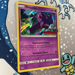 Oricorio SM19 STAFF Prerelease Black Star Promo Holo Pokemon Card MP - Image 3