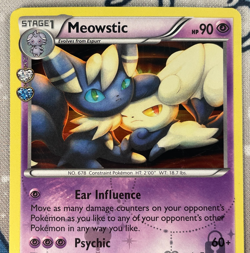 Meowstic RC15/RC32 Holo XY Generations Radiant Collection Pokemon Card 2016 LP - Image 2