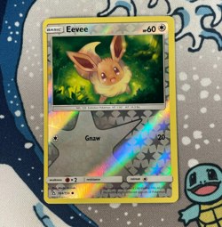 Eevee 104/156 Reverse Holo Sun & Moon Ultra Prism Pokemon Card 2018 LP - Image 1