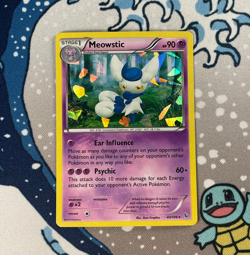 Meowstic 43/106 Cracked Ice Holo Promo XY FlashFire Pokemon Card LP/NM - Image 1