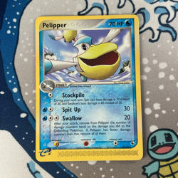 Pelipper 19/109 Non Holo Rare EX Ruby & Sapphire Pokemon Card 2003 NM - Image 1