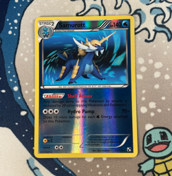 Samurott 32/114 Reverse Holo Rare Black & White Base Set Pokemon Card 2011 NM/LP - Image 1