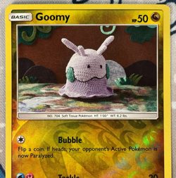 Goomy 94/145 Reverse Holo Sun & Moon Guardians Rising Pokemon Card 2017 LP - Image 2