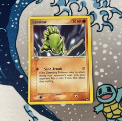 Larvitar 11/17 Common Pop Series 1 Set Promo Pokemon Card 2004 NM - Image 1