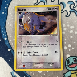 Tauros 5/17 Holo Rare Promo Pop Series 2 Promotional Set Pokemon Card 2005 LP - Image 1