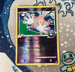 Mr. Mime 4 28/111 Reverse Holo Rare Platinum Rising RIvals Pokemon Card 2009 LP - Image 1