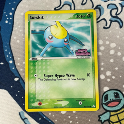 Surskit 82/110 Reverse Holo EX Holon Phantoms Set Stamped Pokemon Card 2006 NM - Image 1
