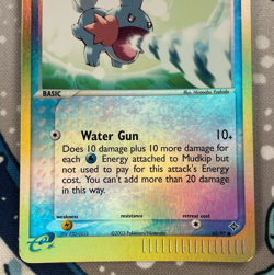 Mudkip 65/97 Reverse Holo EX Dragon Pokemon Card Vintage 2003 MP - Image 3