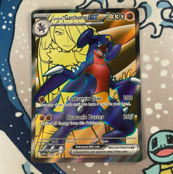 Cynthia's Garchomp ex SVP204 Black Star Promo Full Art Holo Pokemon Card 2025 NM - Image 1