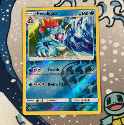 Feraligatr 20/73 Reverse Holo Sun & Moon Shining Legends Pokemon Card 2017 LP - Image 1