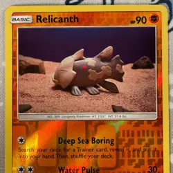Relicanth 111/236 Reverse Holo Sun & Moon Unified Minds Pokemon Card 2019 NM - Image 2