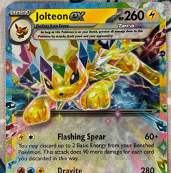 Jolteon ex 030/131 Ultra Rare Holo Prismatic Evolutions Pokemon Card 2025 NM - Image 2