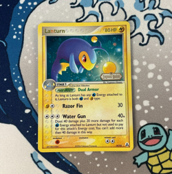 Lanturn 19/92 Reverse Holo Rare (Swirl) EX Legend Maker Stamped Card 2006 LP - Image 1
