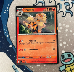Arcanine SVP011 Black Star Promo Holo Scarlet & Violet Pokemon Card 2023 LP/NM - Image 1