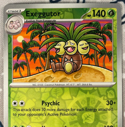 Exeggutor 103/165 Reverse Holo Scarlet & Violet 151 Set Pokemon Card 2023 NM - Image 2