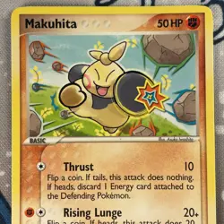 Makuhita 65/107 Non Holo EX Deoxys Set Pokemon Card 2005 NM/LP - Image 2