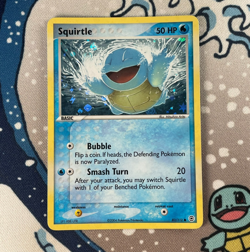 Squirtle 83/112 Reverse Holo EX FireRed & LeafGreen Pokemon Card Vintage 2004 LP - Image 1