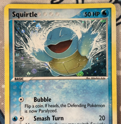 Squirtle 83/112 Reverse Holo EX FireRed & LeafGreen Pokemon Card Vintage 2004 LP - Image 2