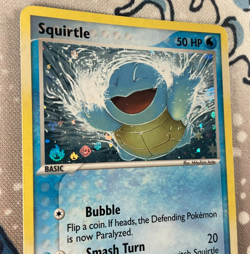 Squirtle 83/112 Reverse Holo EX FireRed & LeafGreen Pokemon Card Vintage 2004 LP - Image 4