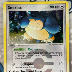 Snorlax 15/112 Reverse Holo Rare EX FireRed & LeafGreen Pokemon Card 2004 MP - Image 2