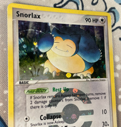 Snorlax 15/112 Reverse Holo Rare EX FireRed & LeafGreen Pokemon Card 2004 MP - Image 4