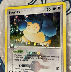 Snorlax 15/112 Reverse Holo Rare EX FireRed & LeafGreen Pokemon Card 2004 MP - Image 5