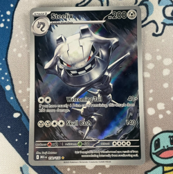 Steelix 150/132 Illustration Rare Full Art Holo Mega Evolution Pokemon Card NM - Image 1