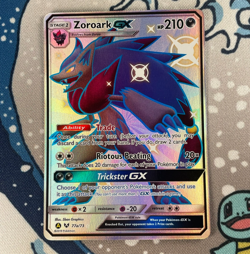 Shiny Zoroark GX 77a/73 Alternate Art Promo Full Art Holo Pokemon Card 2019 NM - Image 1