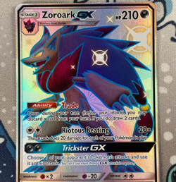 Shiny Zoroark GX 77a/73 Alternate Art Promo Full Art Holo Pokemon Card 2019 NM - Image 2