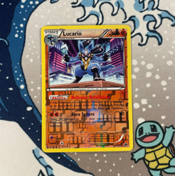 Lucario 64/99 Reverse Holo Rare Black & White Next Destinies Card 2012 LP/NM - Image 1