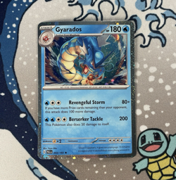 Gyarados 043/193 Cosmos Holo Rare Promo Paldea Evolved Pokemon Card LP - Image 1