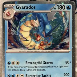 Gyarados 043/193 Cosmos Holo Rare Promo Paldea Evolved Pokemon Card LP - Image 2