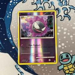 Gastly 82/130 Reverse Holo Diamond & Pearl Base Set Pokemon Card 2007 DMG - Image 1