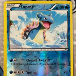 Lapras 17/101 Reverse Holo Black & White Plasma Blast Pokemon Card 2013 LP/MP - Image 2