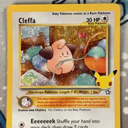 Cleffa 20/111 Celebrations 25th Anniversary Classic Collection Pokemon Card NM - Image 2