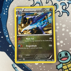 Garchomp 90/124 Holo Rare Black & White Dragons Exalted Pokemon Card 2012 HP/DMG - Image 1