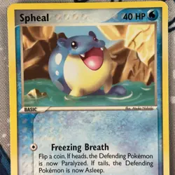 Spheal 74/101 Non Holo EX Hidden Legends Vintage Pokemon Card 2004 NM - Image 2