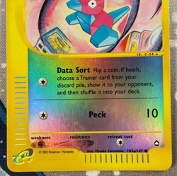 Porygon 103a/147 Reverse Holo Aquapolis E-Series Pokemon Card 2002 MP - Image 3