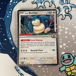 NEW/SEALED Hop's Snorlax 117/159 Holo Rare Gamestop Promo Stamped Pokemon Card - Image 1
