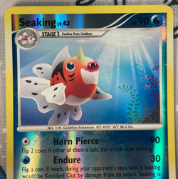 Seaking 43/147 Reverse Holo Rare Platinum Supreme Victors Pokemon Card NM - Image 2