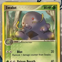 Swalot 40/106 EX Emerald Pokemon Card 2005 LP - Image 2